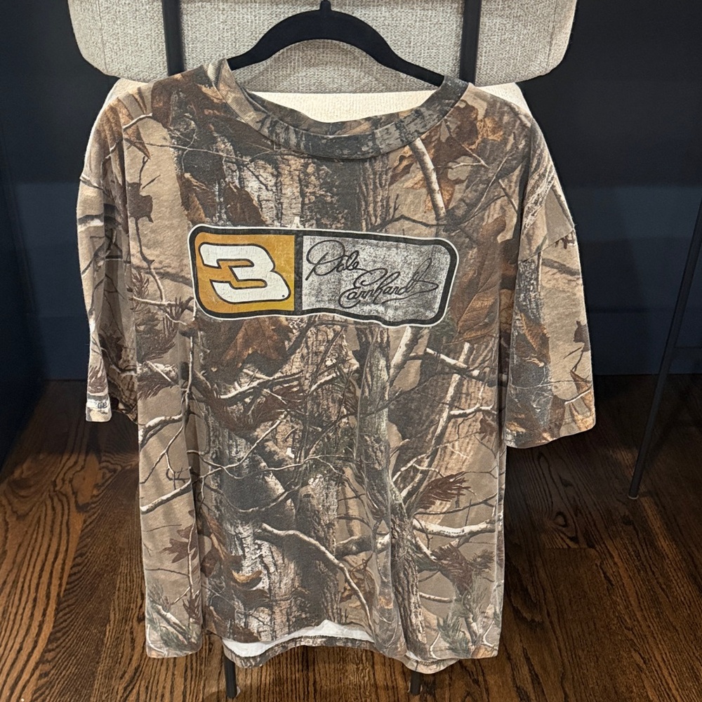 VINTAGE Chase Authentics Dale Earnhardt 3 Realtree Shirt SZ XL